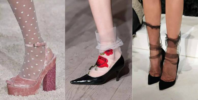 冬天穿的超厚袜子好搭配,冬天时尚袜子穿搭