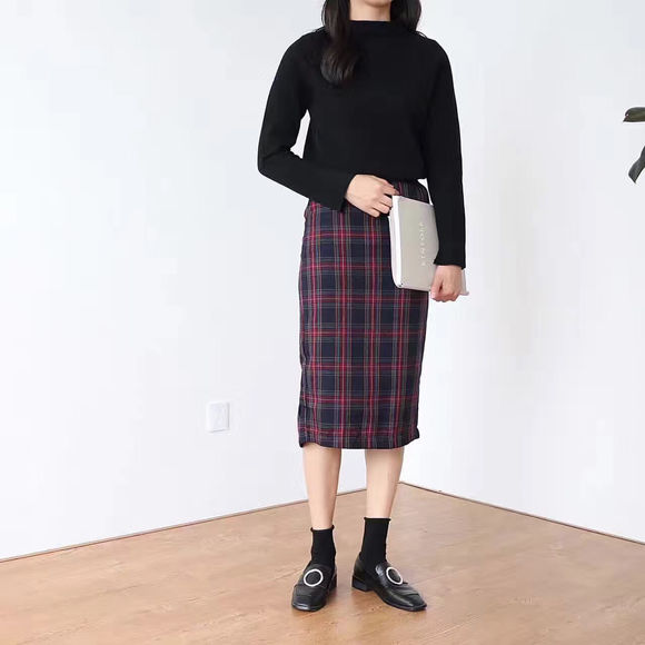 打底百搭拼色毛衣,日韩系风格搭配衣服