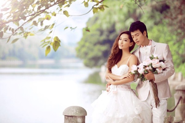 婚纱照拍照干货,红色婚纱照拍照教程