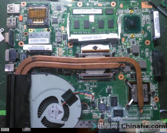 维修华硕笔记本,华硕a43s笔记本清灰换硅脂