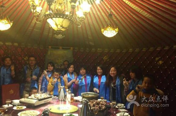 蒙古包烤全羊餐厅装修效果图,蒙古包餐厅的设计