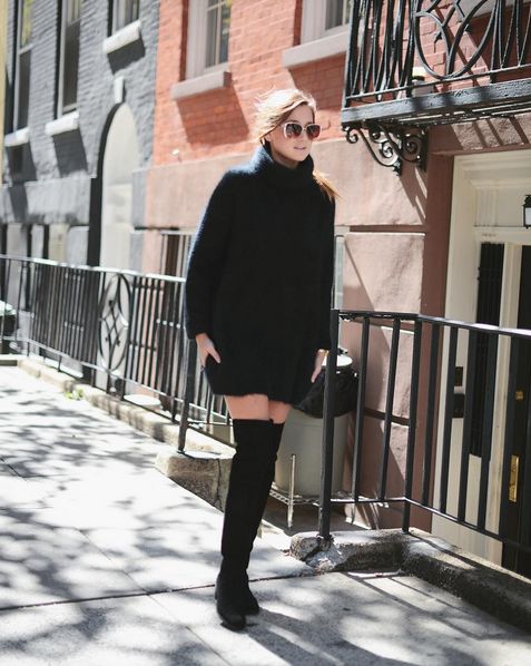 春季过膝长靴怎么穿搭才好看,过膝长靴怎么穿搭才好看