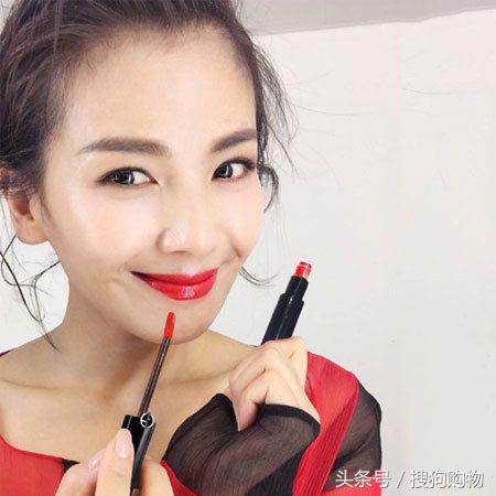 刘涛最惊艳的口红,刘涛用过化妆品