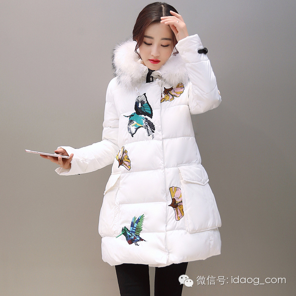 冬季时尚宽松羽绒棉服,高品质冬季新款时尚减龄羽绒棉服