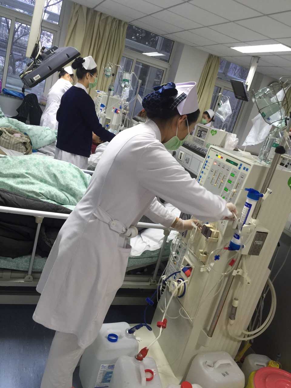 解放军306医院除夕之夜倒计时与正计时