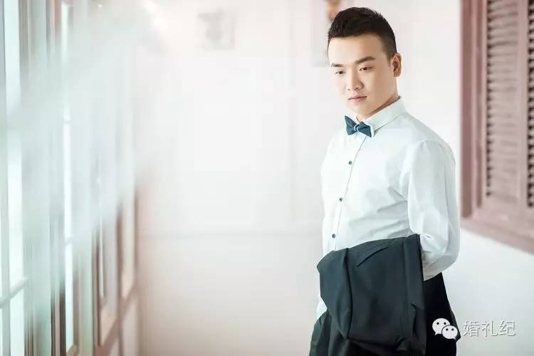 晒老公啦!老公发型对了婚纱照也能拍成韩剧海报哟