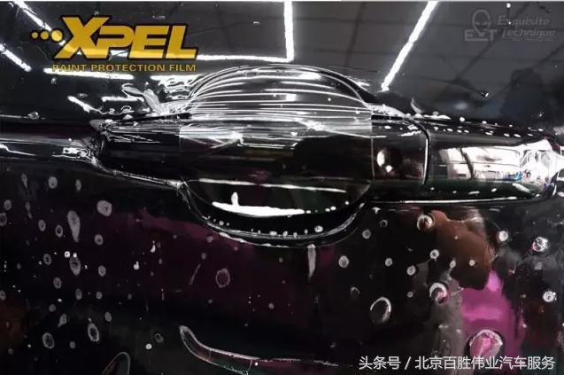 路虎揽胜新车到店施工XPEL漆面保护膜