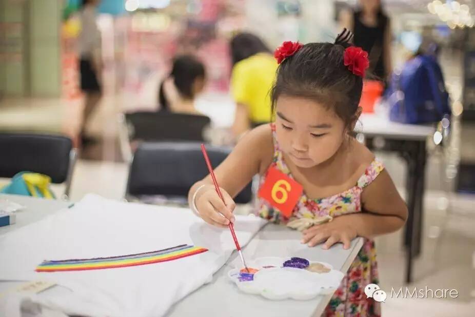 想象无限，创意T恤被宝贝儿们画成了“春田花花”