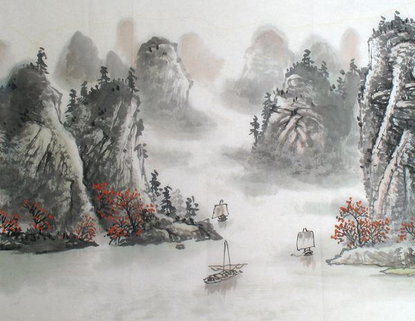 水墨山水画欣赏大全,水墨山水画欣赏贾又福