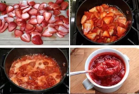 自制宝宝版果酱宝宝怎么吃,自制宝宝辅食草莓果酱