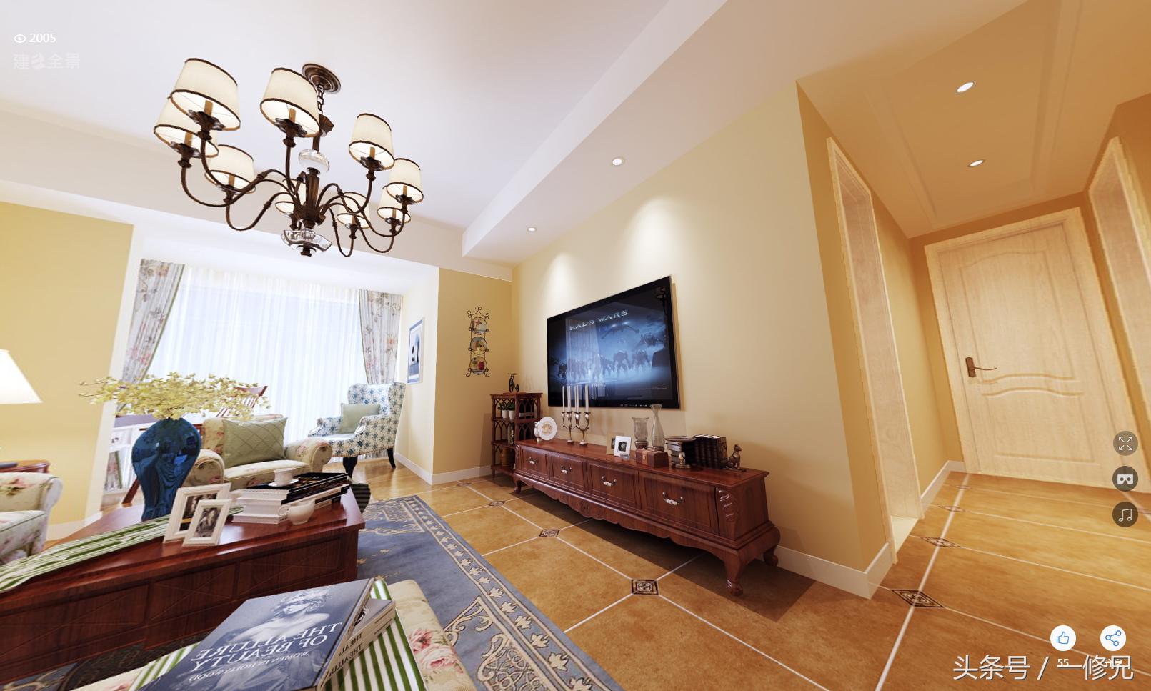 你邻居田园风格的家被推荐上头条啦——福州世欧王庄