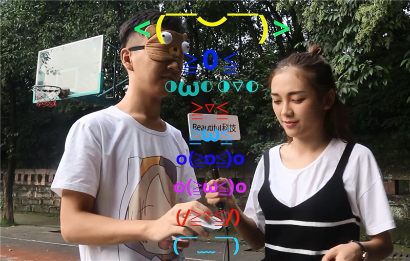 网红美女校园约你试手感G5魔指夺头筹