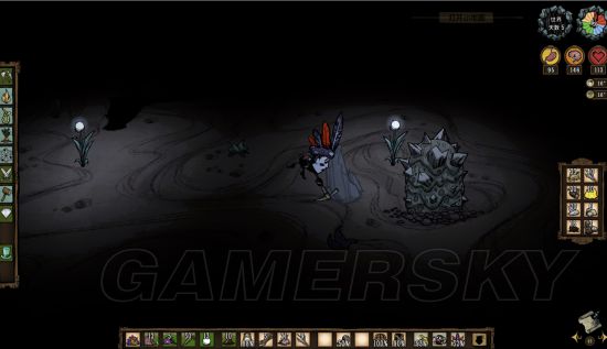 饥荒联机版洞穴远古科技塔在哪,饥荒联机版洞穴远古科技魔光护符