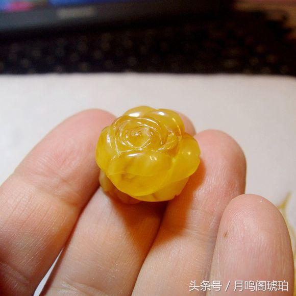 蜜蜡鲜花,琥珀蜜蜡花