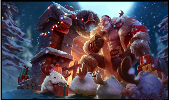 lol手游发条冰雪节皮肤特效,英雄联盟手游冰雪节发条皮肤特效