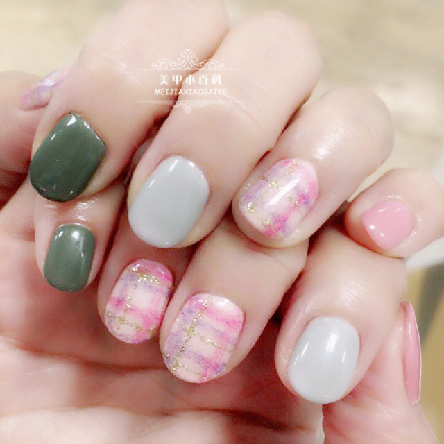 高大上豹纹美甲,适合冬天的皮草美甲