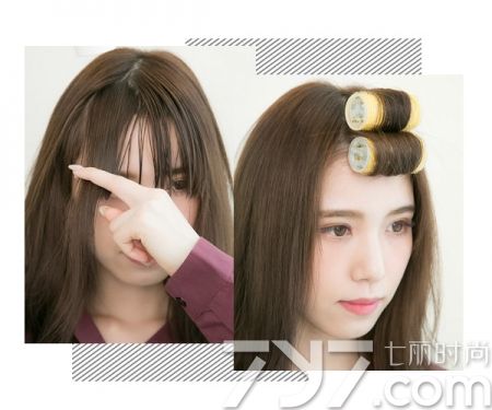 齐刘海怎么变法式刘海简单,齐刘海怎么变八字刘海教程