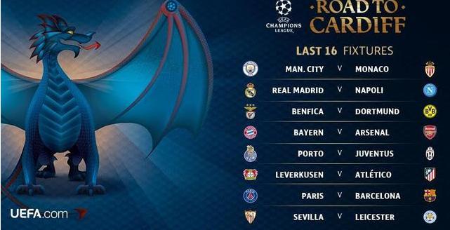 欧冠16强对阵揭晓巴萨视频回放,欧冠16强对阵揭晓利物浦