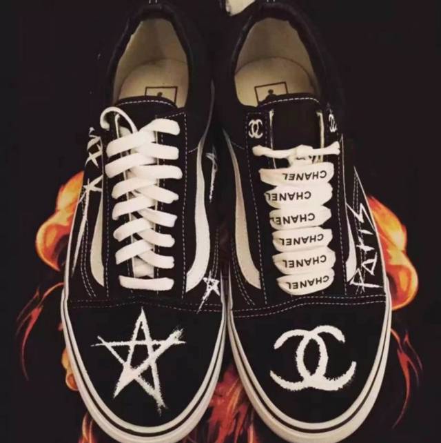 vansera联名宝藏鞋款,chanel菲董联名小白鞋