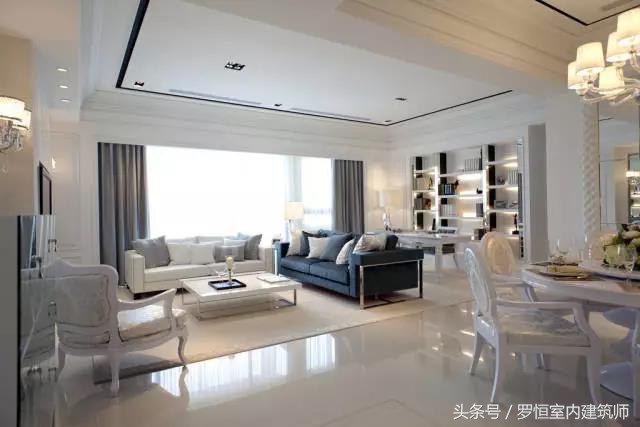 欧式装修效果图实景案例,欧式装修风格样板房图片欣赏