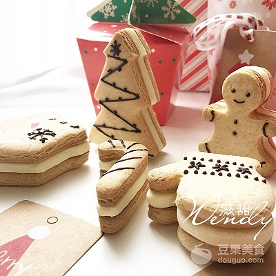 夹心牛乳饼干的做法,牛乳工坊海盐芝士夹心饼干