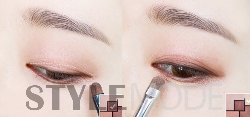 石原里美眼妆画法教程3ce,懒人眼影一抹成型石原里美