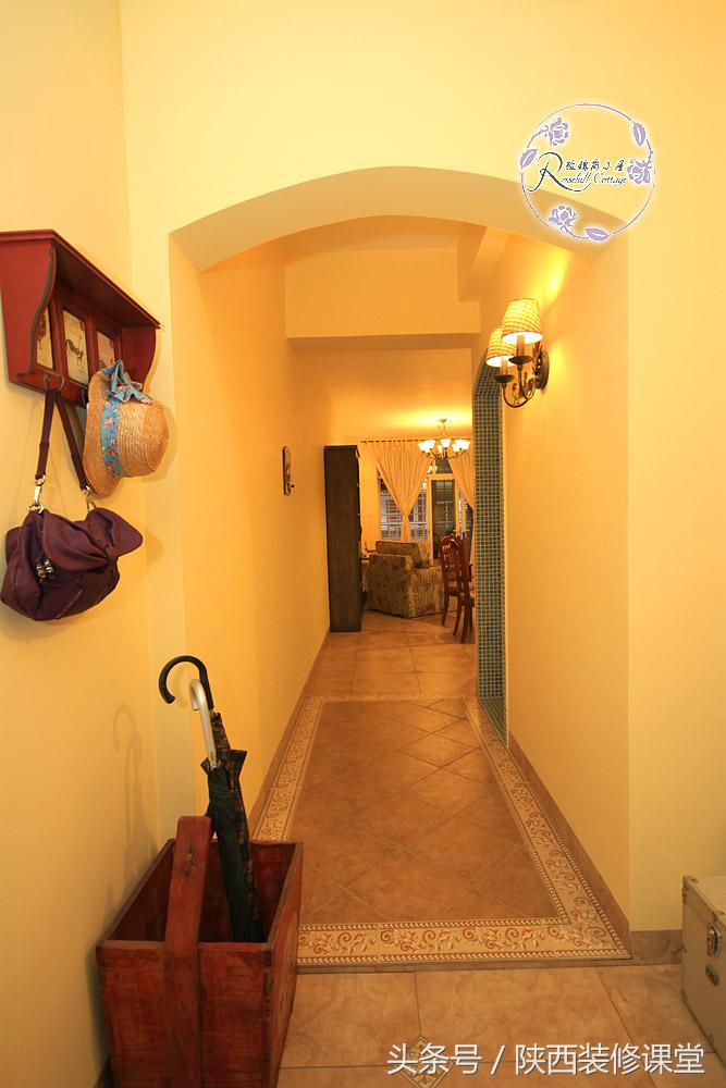 美式简约风硬装软装19万,10万硬装小户型复古风