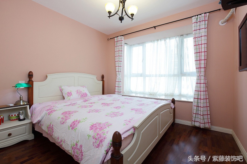 紫藤装饰_美式客厅装修效果图