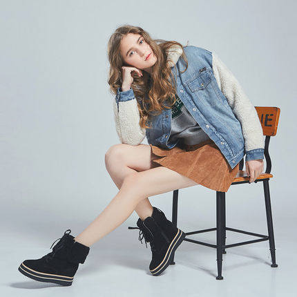 手把手教你，抗寒勇士雪地靴怎么穿才不会显肿