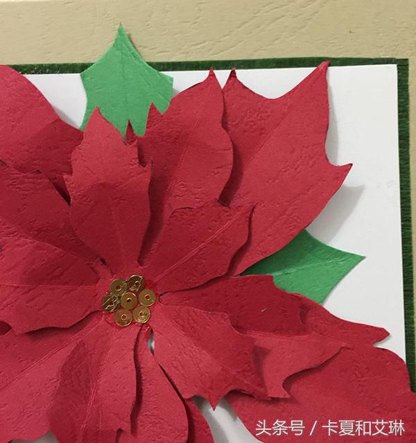 圣诞节简单手工做贺卡送给妈妈,圣诞贺卡手工制作简单易学