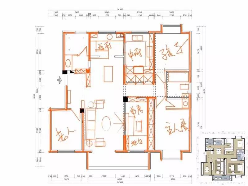 三室两厅一家五口三代人怎么住,三代同堂住什么房子最舒服