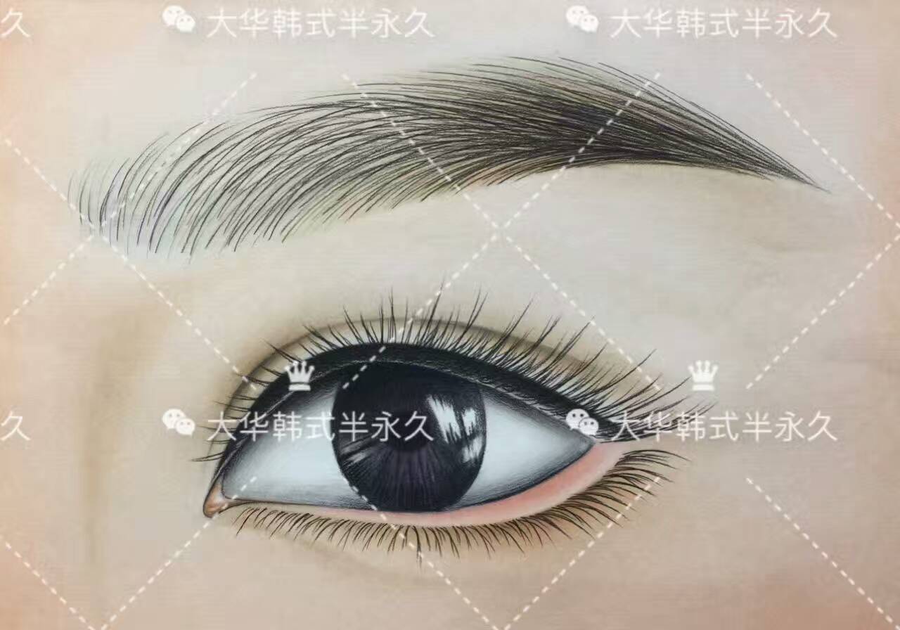 学纹眉怎么样画眉毛才对称,纹眉画眉时候不好画怎么办