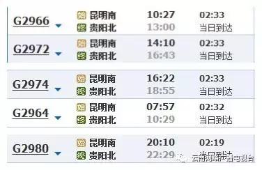 沪昆高铁云南段开通时间,沪昆高铁昆明段开通