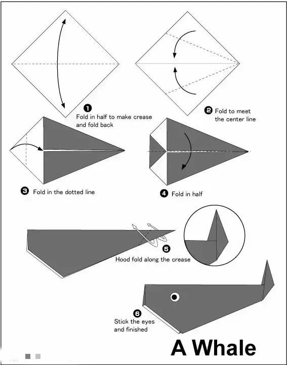 儿童折纸简单手工10000种,长正方形纸做手工折纸简单教程