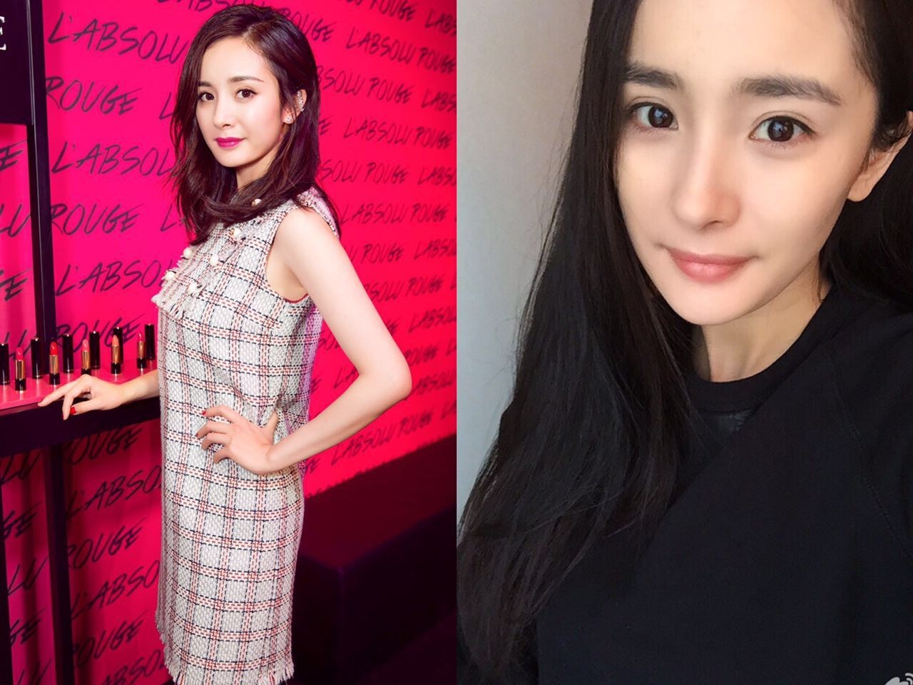 将近32岁的杨幂依旧少女感十足,杨幂晒自拍秀少女感不服输