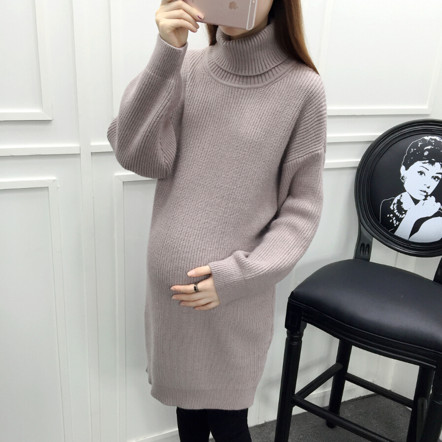 打底衫孕妈内搭,潮妈孕期穿搭打底衫