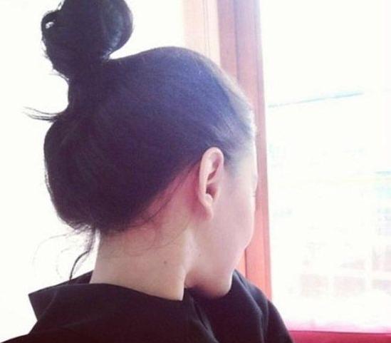 韩式蓬松丸子头扎法学生头发少,韩式盘发器懒人蓬松丸子头