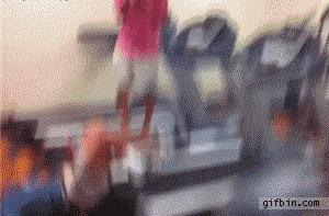 搞笑瑜伽球翻滚,瑜伽球搞笑