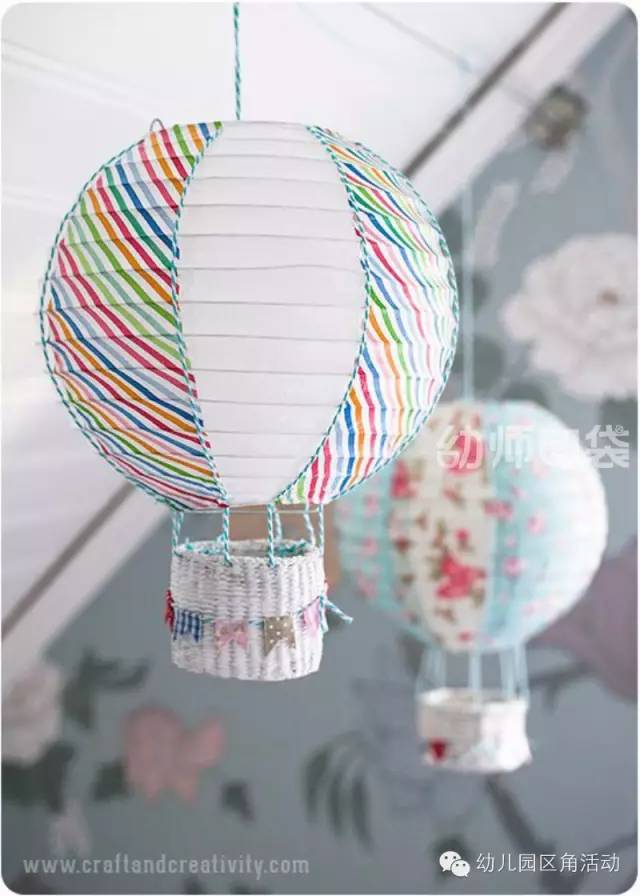 灯笼装饰幼儿园简单漂亮,幼儿园新年手工吊饰环创走廊灯笼