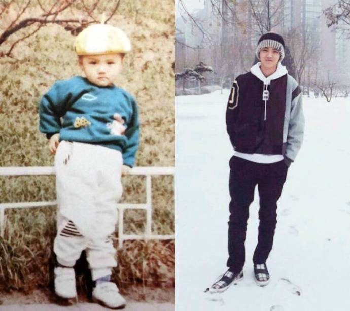 鹿晗自爆童年照,鹿晗童年照萌翻网友