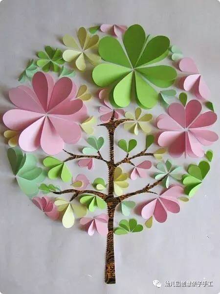 幼儿简单纸的趣味手工,幼儿简单纸手工