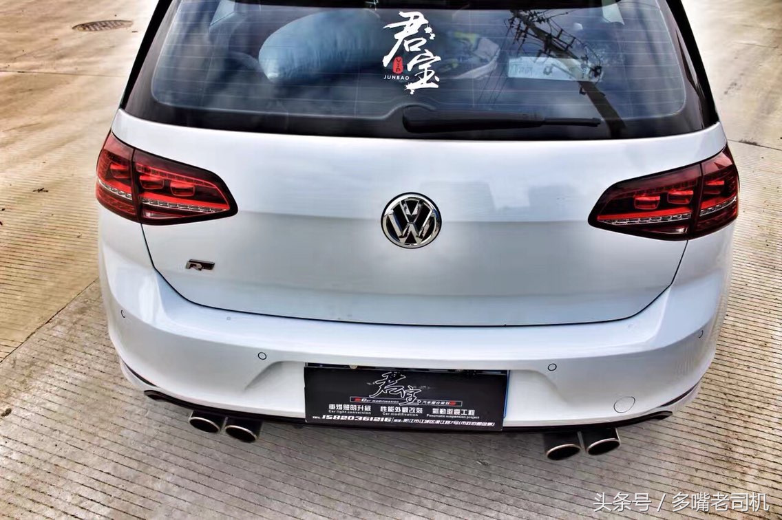7.5代高尔夫rline试驾,高尔夫7r-line