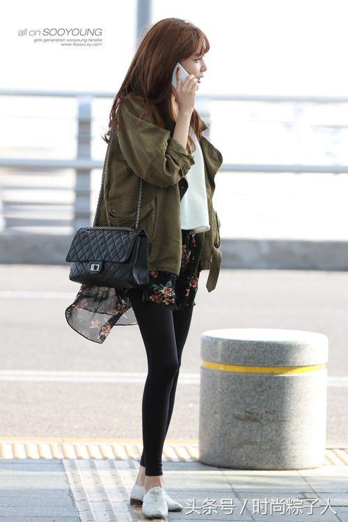 想做英姿飒爽的自己,洋气小个子时髦外套军绿色