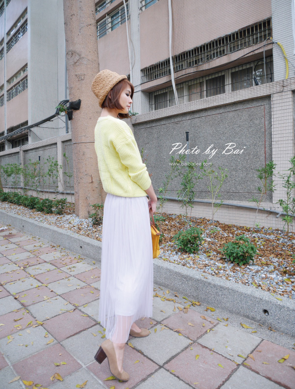 秋冬粉纱裙穿搭,穿搭春天的裙子