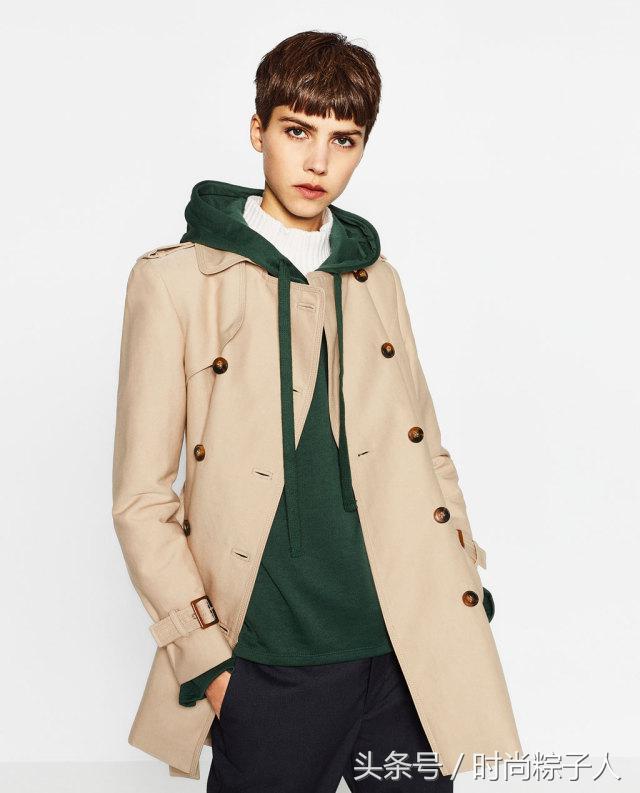 想做英姿飒爽的自己,洋气小个子时髦外套军绿色