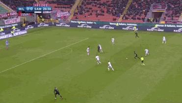 德乌洛费乌米兰时期,桑普多利亚1:0ac米兰