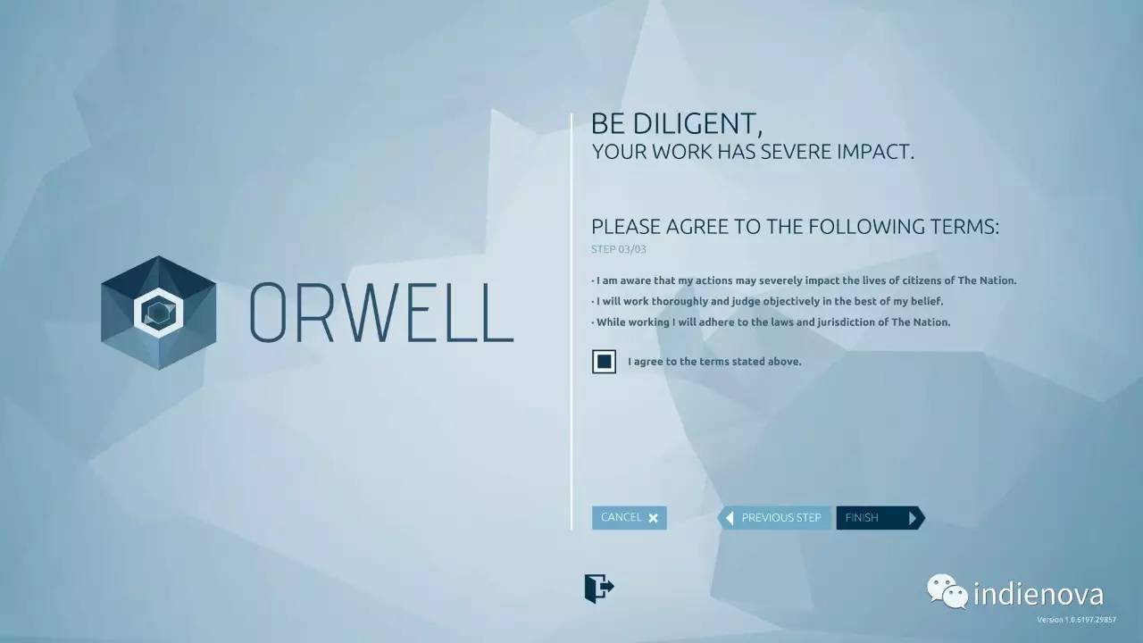 「独游推荐」Orwell：后*诺斯**登时代的控制社会与科技逻辑