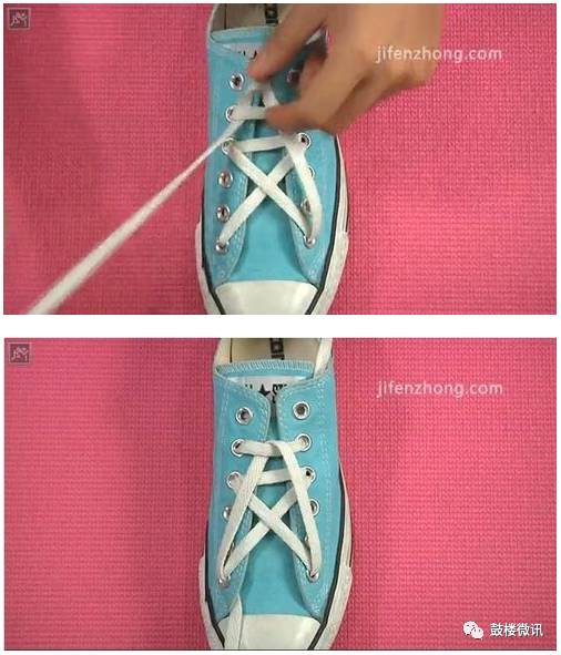 鞋带的花样系法简单又好看,鞋带的漂亮穿法