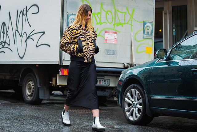 冬日穿搭切尔西靴好看吗,高筒切尔西靴冬季搭配