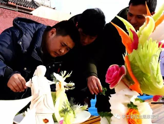 青岛糖球会萝卜雕刻,青岛萝卜糖球会摄影作品